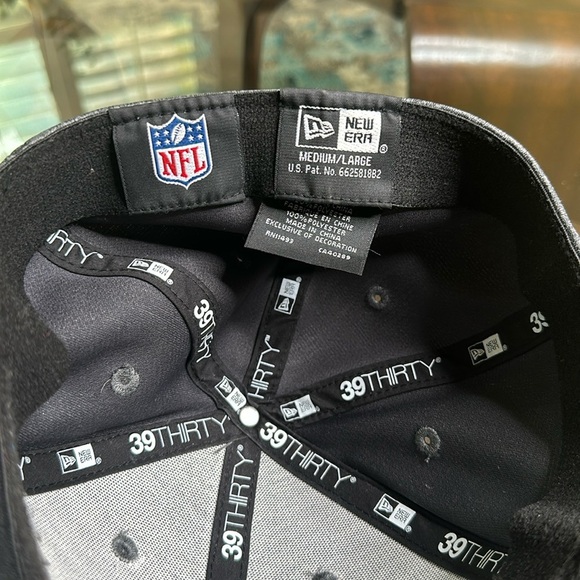 New Dallas Cowboys New Era Heather Gray 2019 Crucial Catch 39THIRTY Flex Hat - Picture 5 of 7